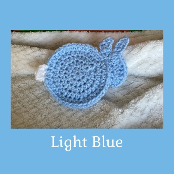 NWT Hand crochet bunny coasters set of 4, choose your colors - Picture 5 of 8
